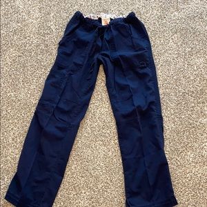 XSP Koi Navy scrub pants